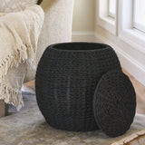 Handwoven Paper Rope Barrel Wicker