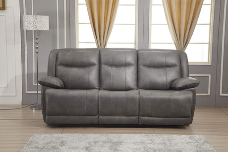 Bonded Leather Reclining Sofa Couch Set Living Room Set 8006