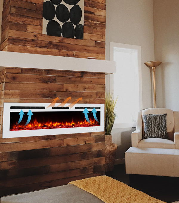 Extra-Thin Electric Fireplace 4inch Thickness