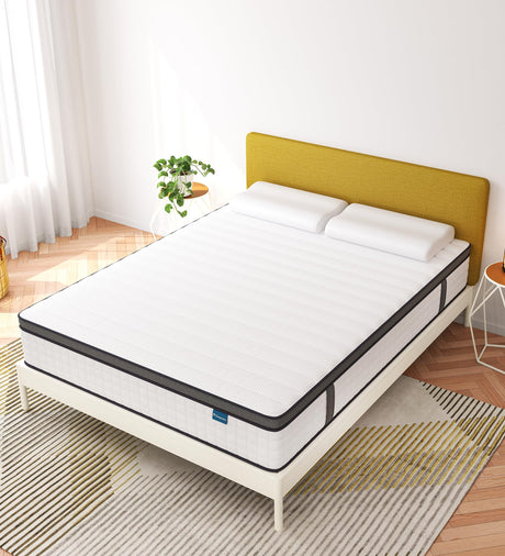 Full Size Mattress,12 Inch Full Mattress in a Box ,Hybrid Memory Foam