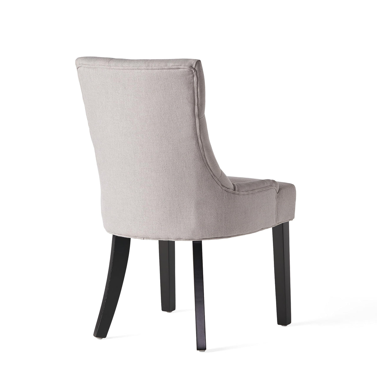 Knight Home Hayden Fabric Dining Chairs, 2-Pcs Set,Polyester, Light Grey