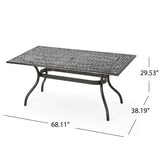 Yamilet Outdoor Dining Table