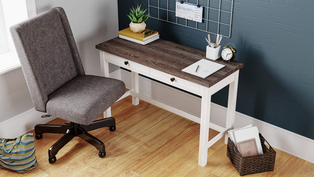 Dorrinson Modern Farmhouse 47" Home Office Desk with 2 Drawers