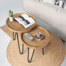 Nesting Tables for Living Room, Round Nesting Coffee Table