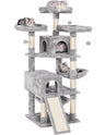 64.5inches Cat Tree Multi-Level Cat Tower for Indoor Cats with Scratching Posts, Board