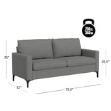 Alamay Modern Upholstered Sofa Fabric Couch