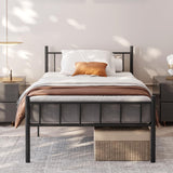 Classic Metal Bed Frame Platform Mattress Foundation