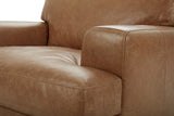 Lauren Genuine Leather Down Filled Oversized Sofa Couch