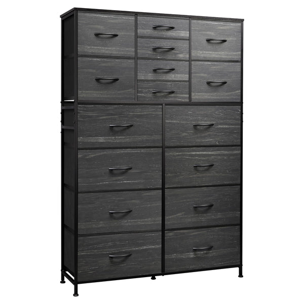 16 Drawers Dresser, Tall Dresser for Bedroom, Closet, Hallway, Storage Dresser Organizer