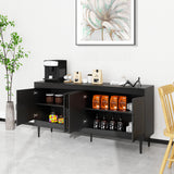 Sideboard Storage Cabinet, Kitchen Buffet Cabinet Console Table