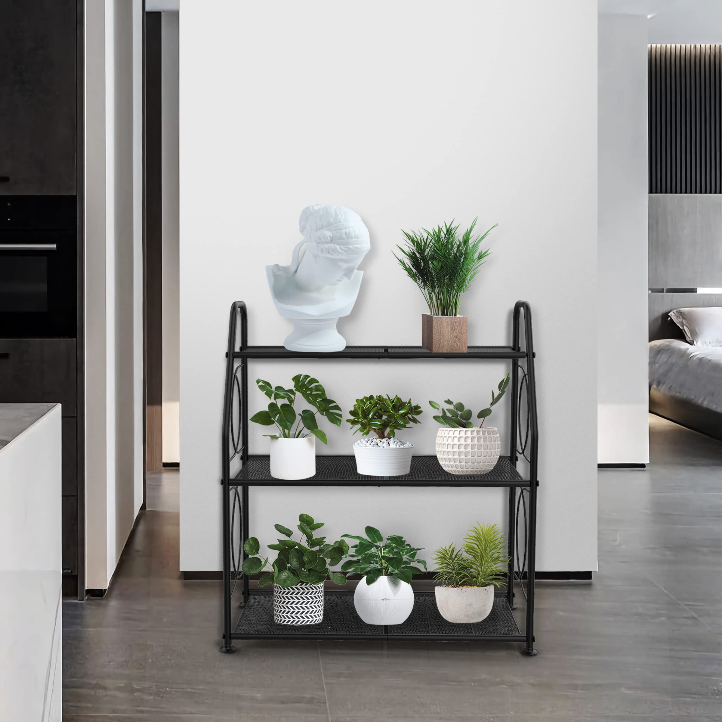 ArborEase 3-Tier Metal Plant Stand
