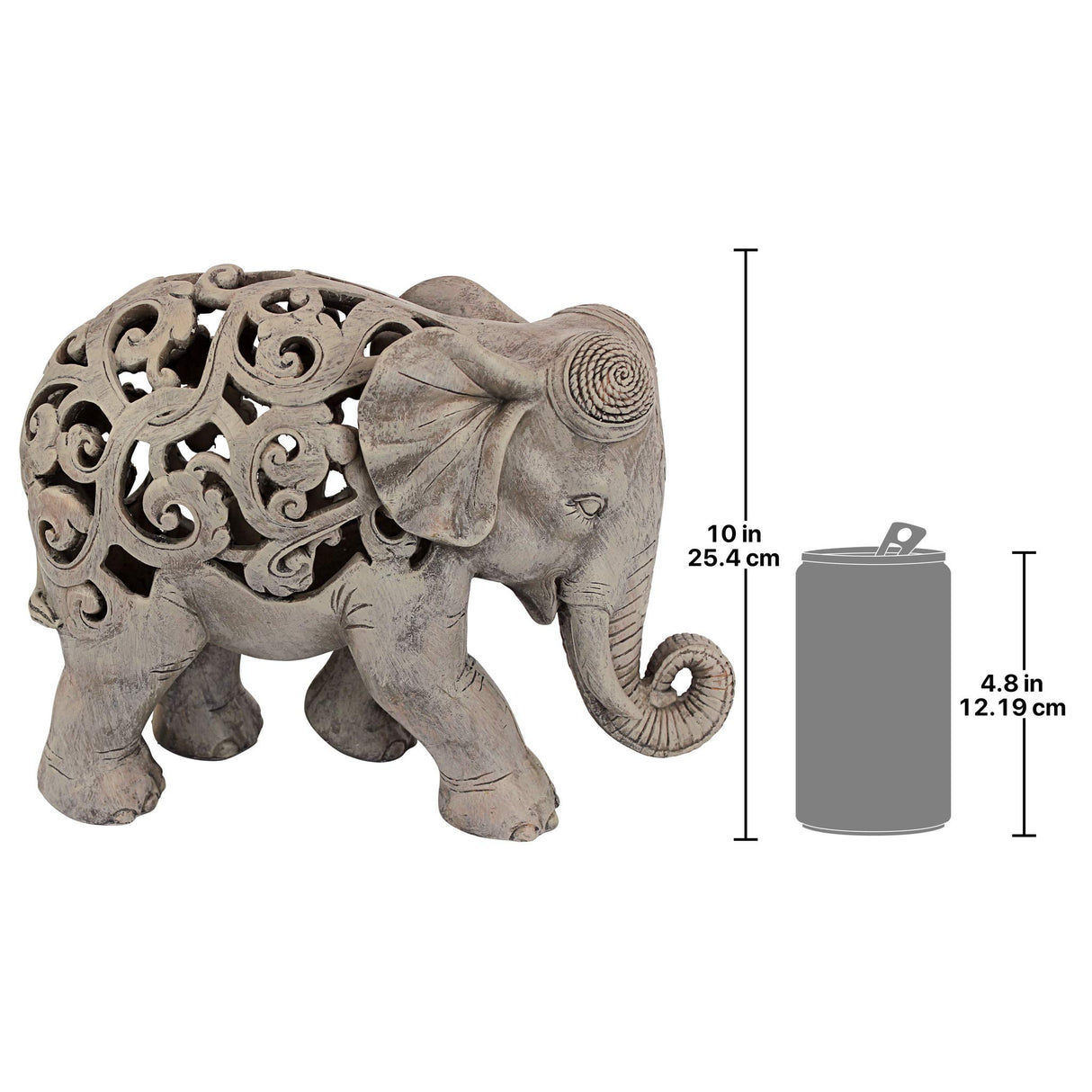 Anjan The Elephant Indian Decor Jali Animal Statue