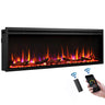 Austin in Wall Recessed & Wall Mounted Electric Fireplace (60")