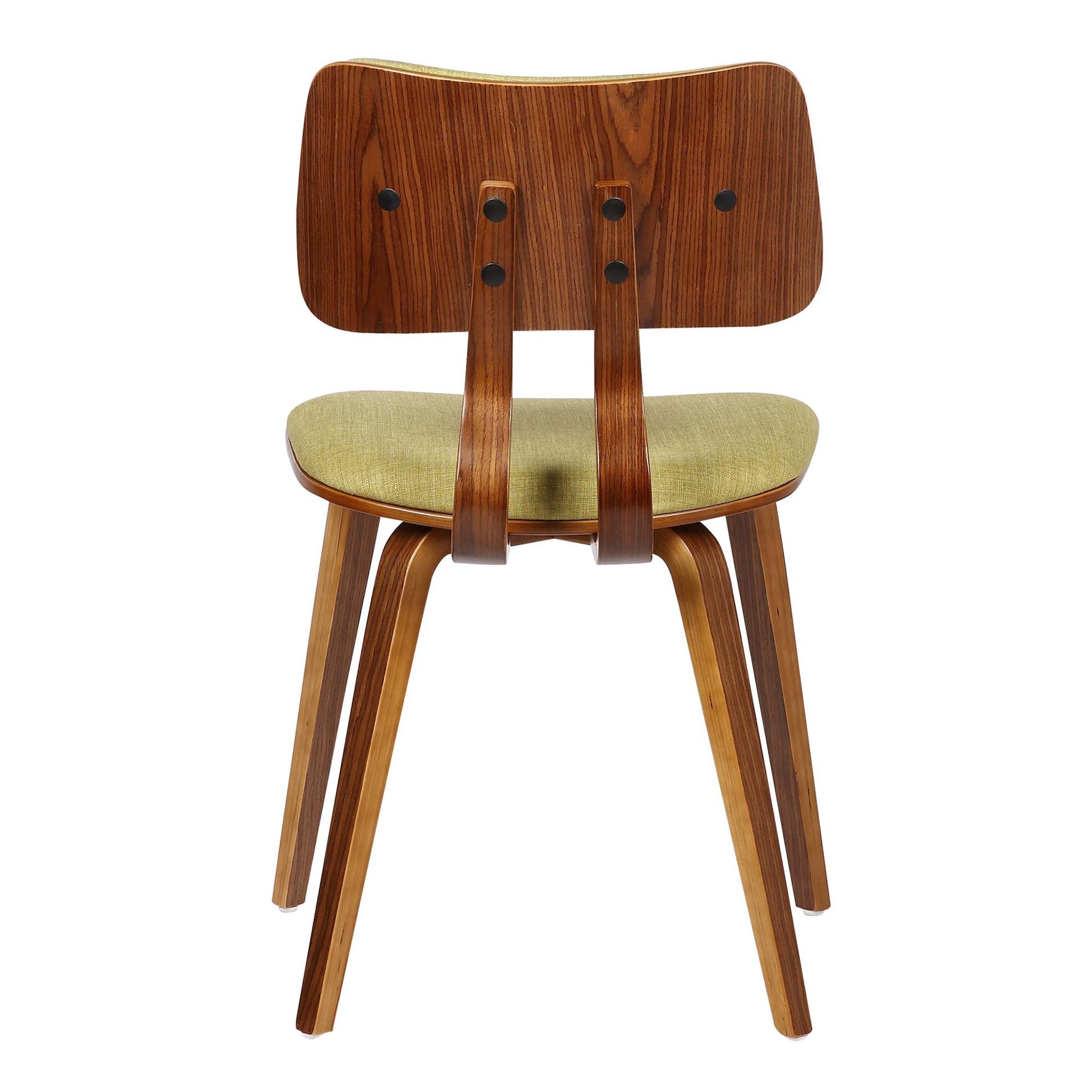 Jaguar Dining Chair in Green Fabric