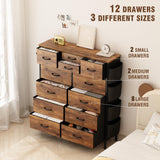 12 Drawers  with Side Pockets