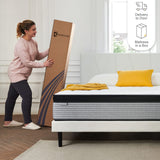 Queen Mattress, 14 Inch Hybrid Memory Foam Mattress