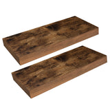 Floating Shelves, Wall Shelf Set of 2, 15.7 Inch Hanging Shelf