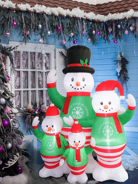 6FT Christmas Inflatables Decorations Snowman Outdoor