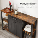 Buffet Cabinet, Kitchen Sideboard, Storage Organizer with Drawer