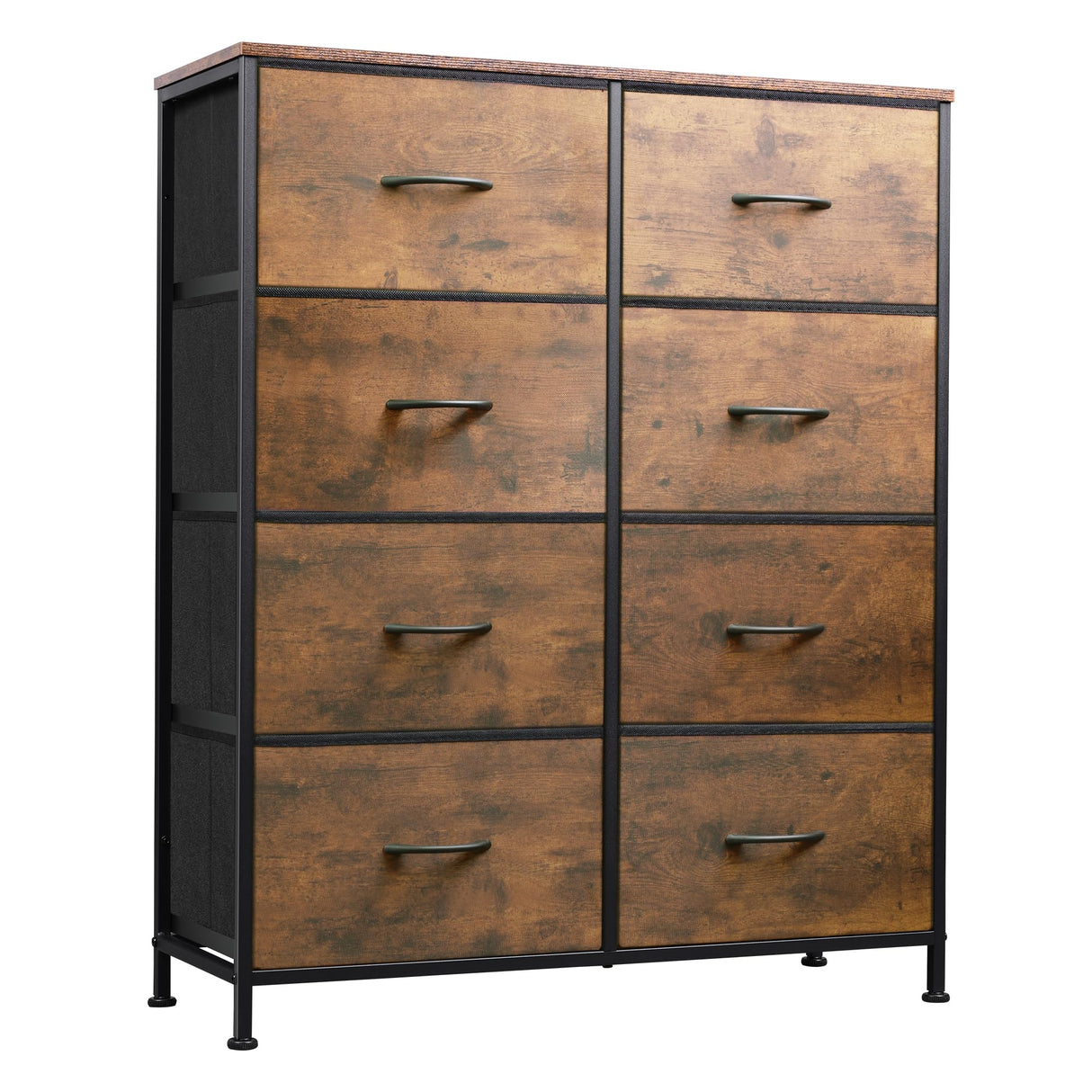 Fabric Dresser for Bedroom, Tall Dresser with 8 Drawers, Storage Tower