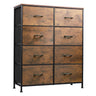 Fabric Dresser for Bedroom, Tall Dresser with 8 Drawers, Storage Tower