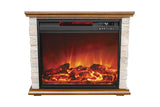 Fireplace Heater for Indoor Use with 3 Heating Elements