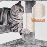 64.5inches Cat Tree Multi-Level Cat Tower for Indoor Cats with Scratching Posts, Board