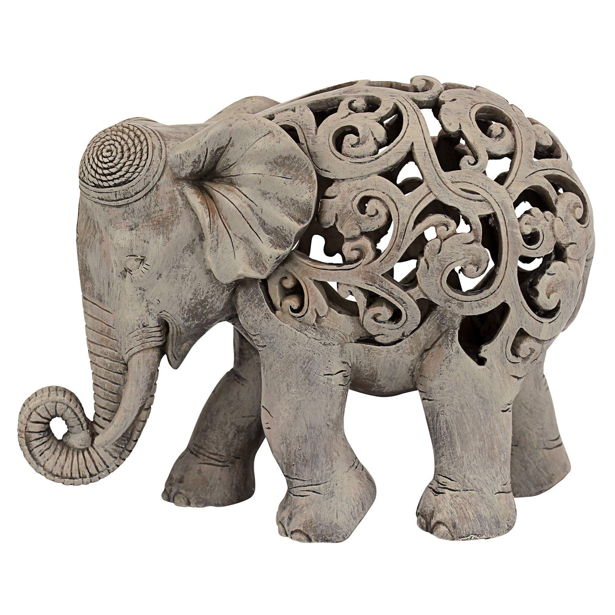 Anjan The Elephant Indian Decor Jali Animal Statue