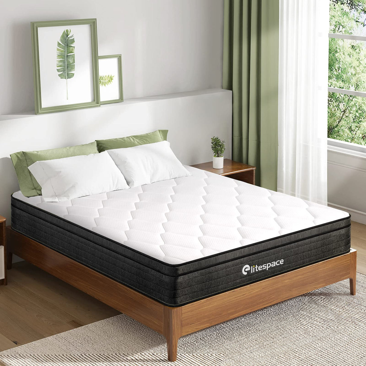 King Size Mattress,12 Inch Hybrid Mattress in a Box with Gel