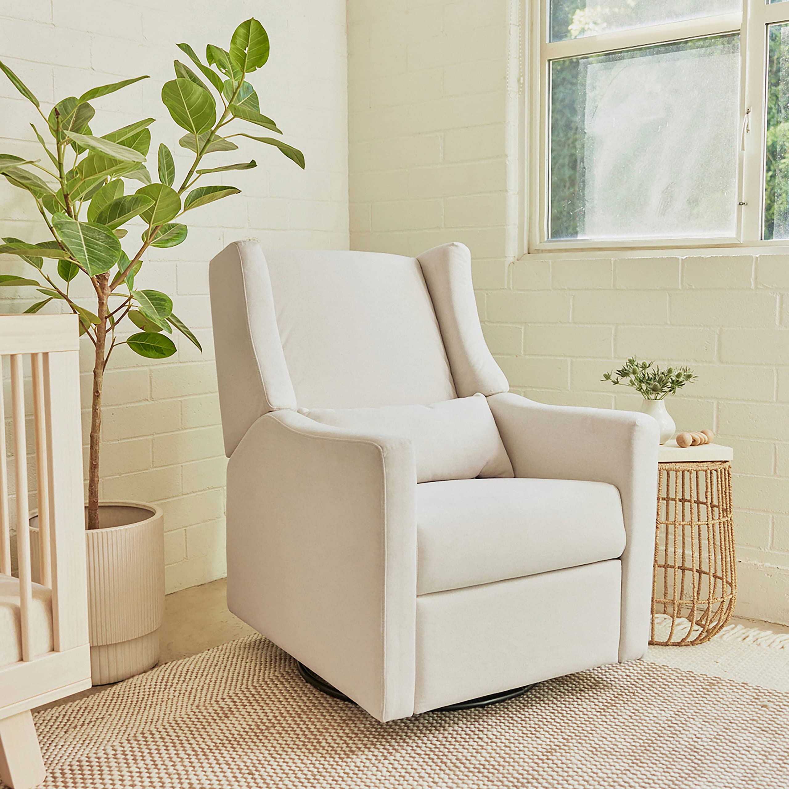 KiwiNest Power Recliner Glider – GREENGUARD Certified & USB Charging