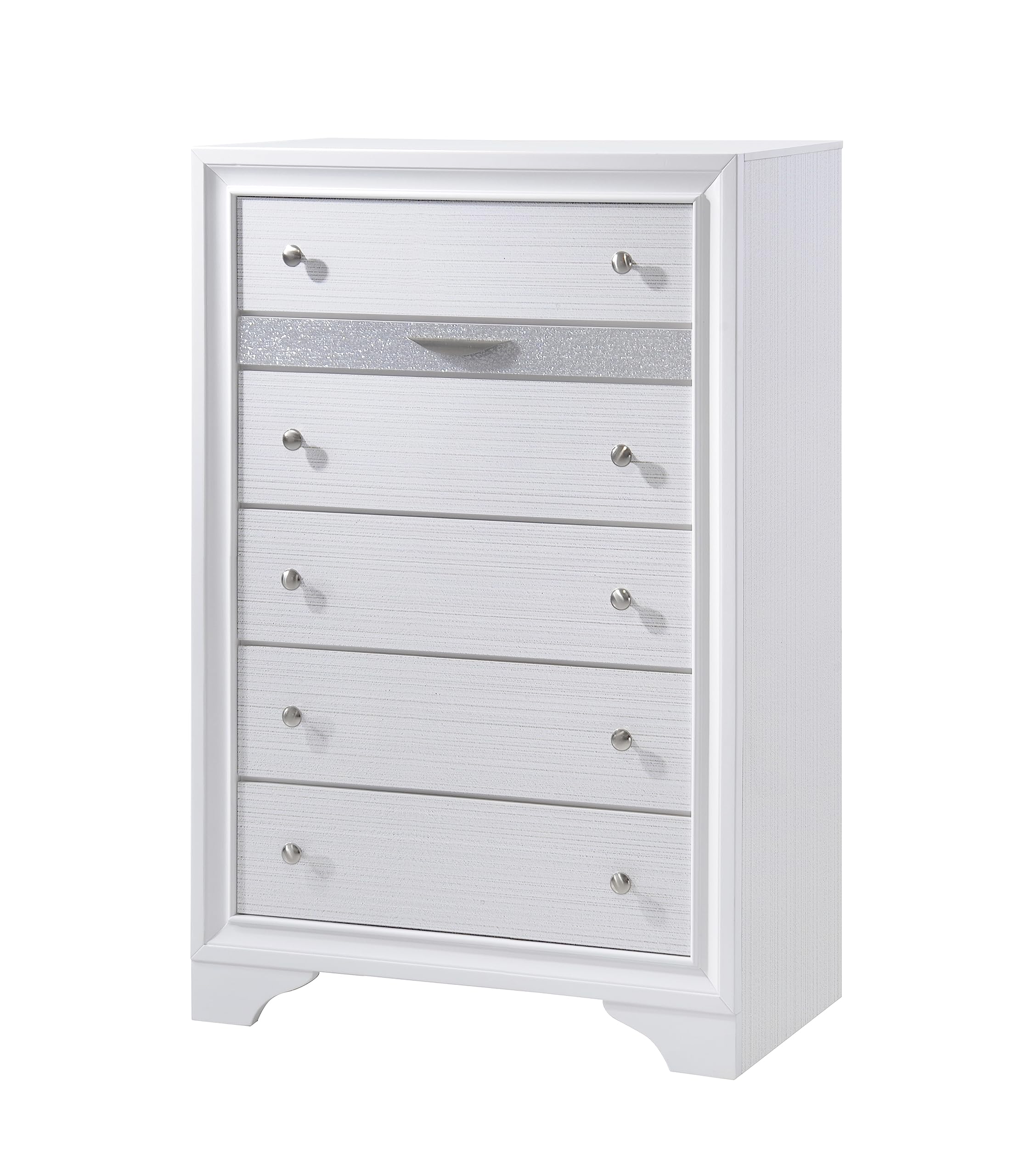 6-Piece Watson King Size Bedroom Set. Bed, Dresser, Mirror, Chest & 2 Night Stands