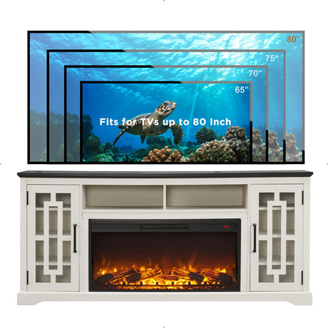 Electric Fireplace for 80 Inch TV