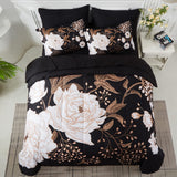 7 Piece Bed in a Bag Queen Comforter Set Botanical Floral Bedding Set