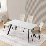 Modern Dining Table Set for 4