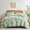 Sage Green Queen Comforter Set 7 Piece Bed in a Bag