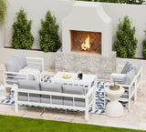 Oversized Aluminum Patio Furniture Set