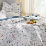 Floral Comforter Set - Queen Bedding Botanical Bed Comforter Queen Set