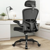 Office Chair Ergonomic Desk Chair with Headrest, High Back Computer Chair