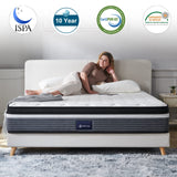 Queen Mattress, 12 Inch Cooling-Gel Memory Foam