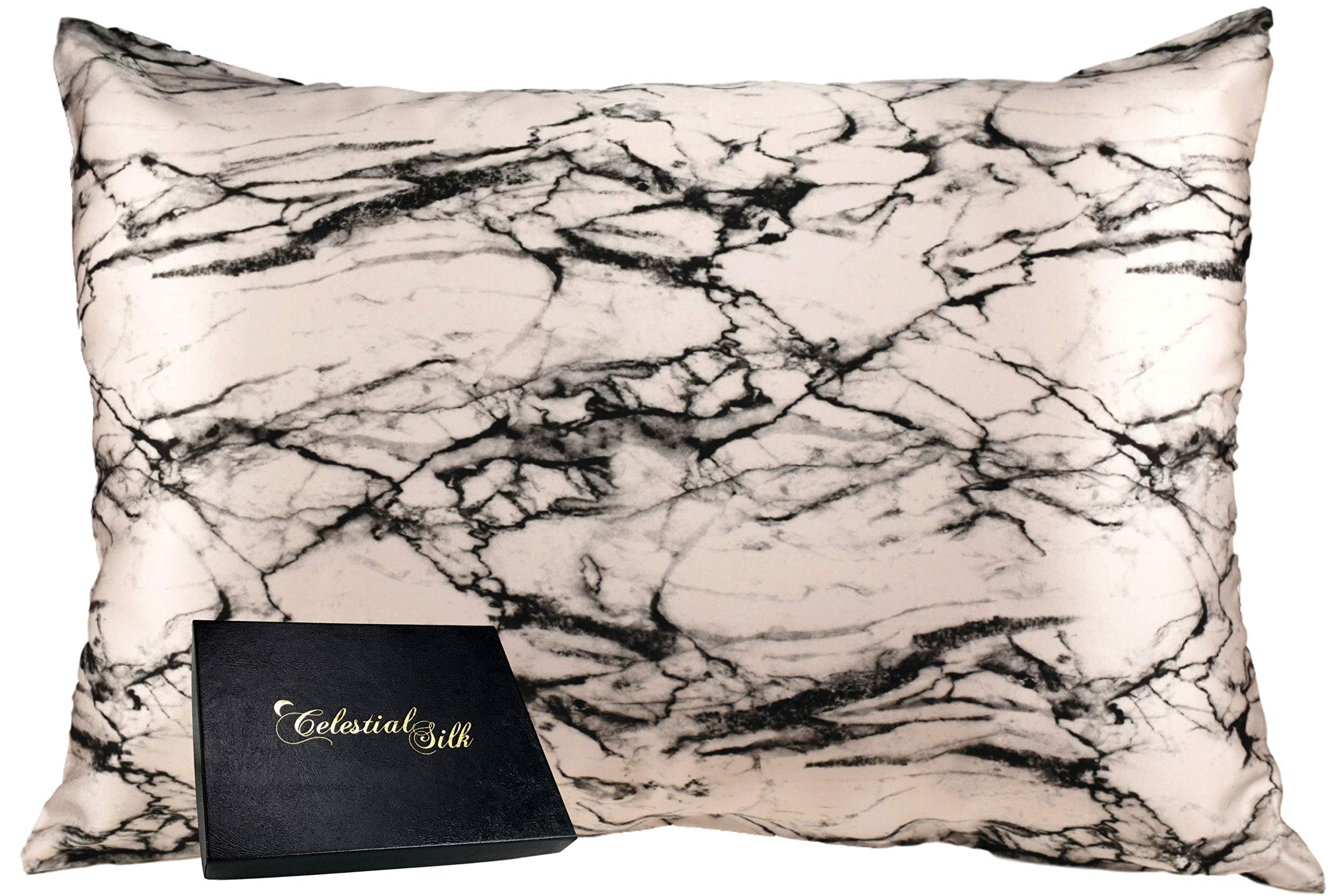 100% Pure Mulberry Silk Pillowcase Premium 25 Momme for Hair and Skin