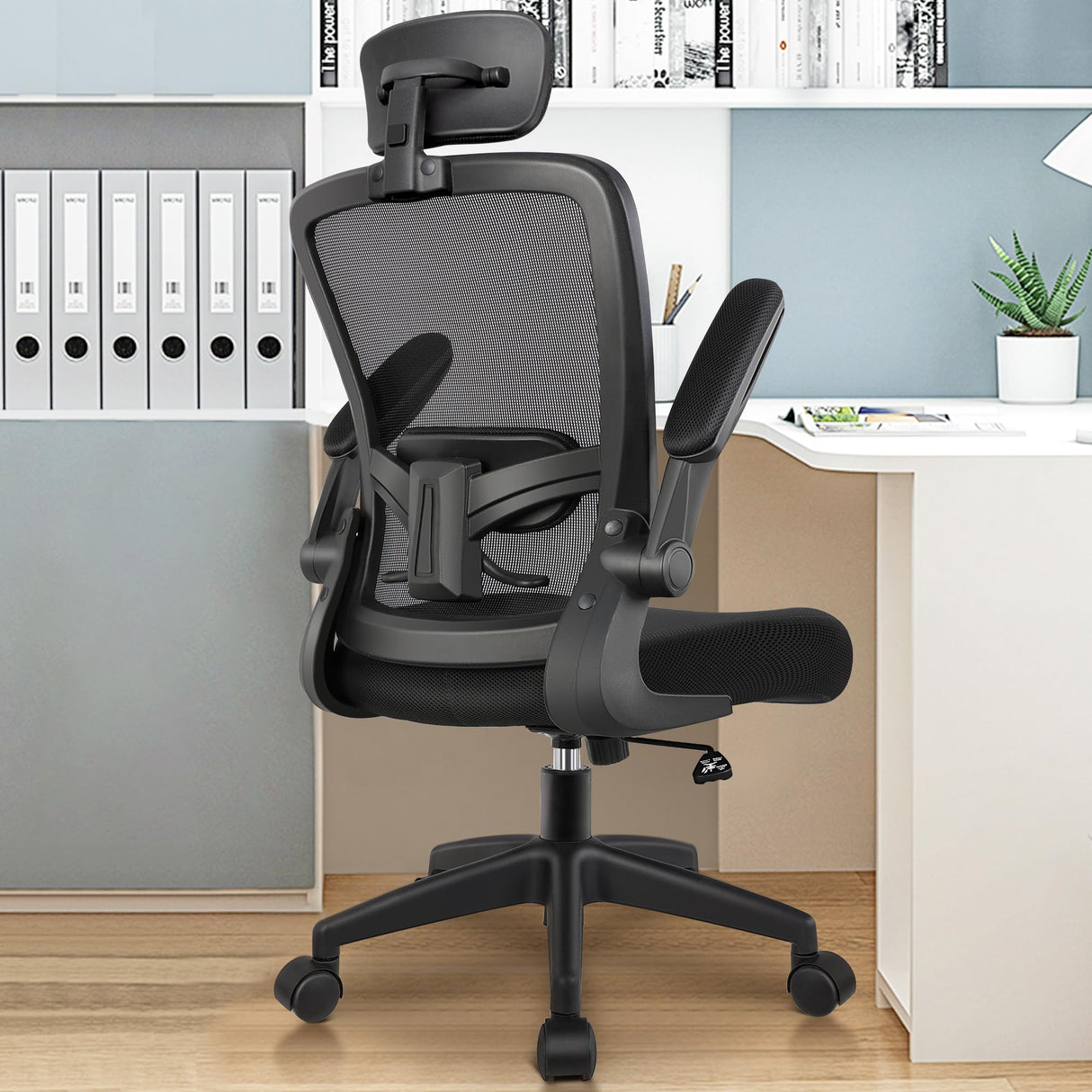 Ergonomic Office Chair, Headrest Desk Chair