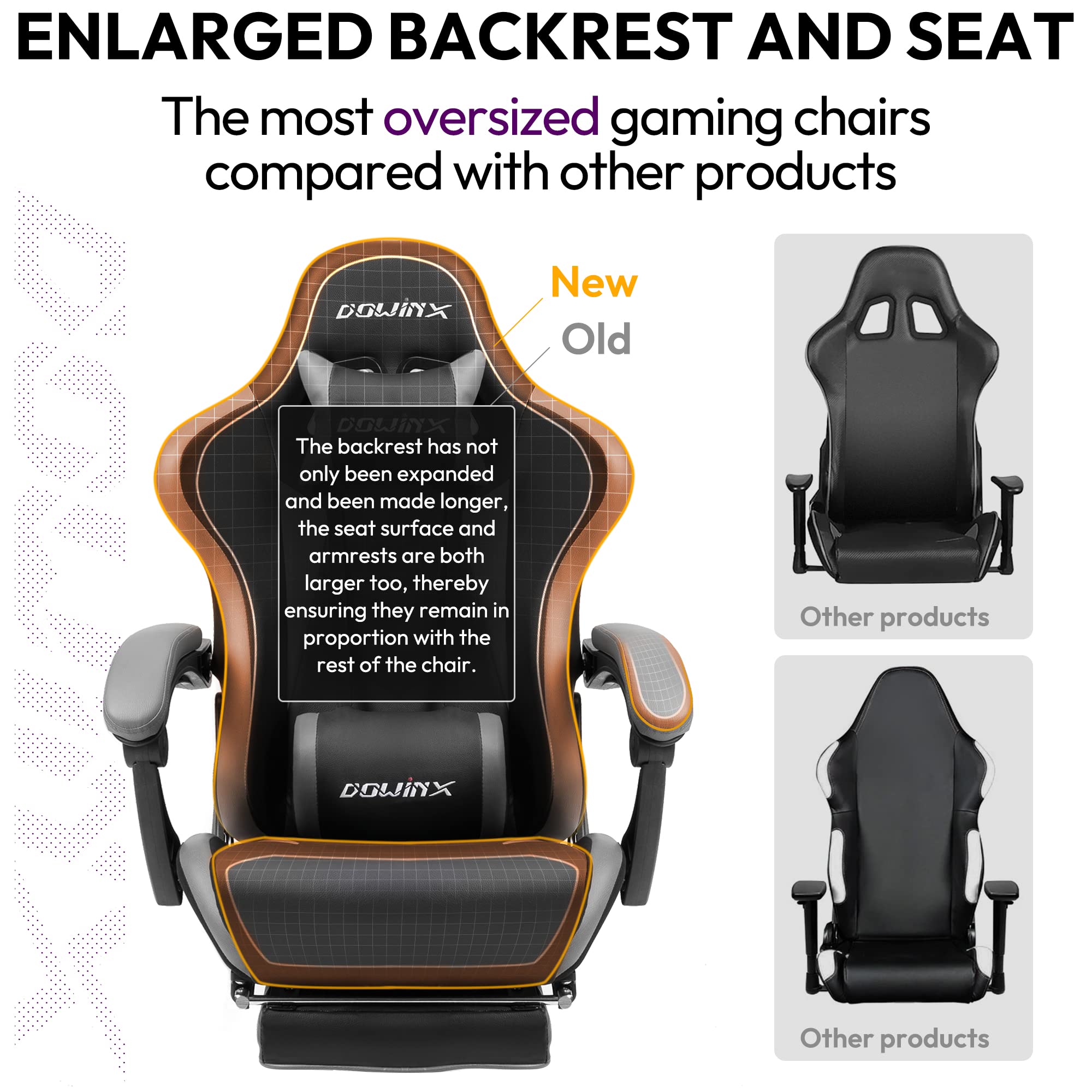 Gaming Chair Ergonomic Racing Style Recliner