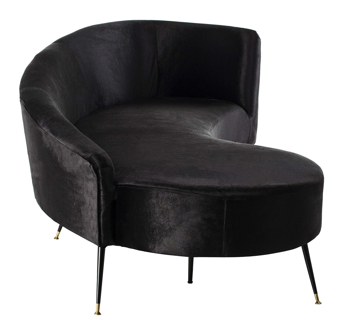 Couture Home Evangeline Modern Glam Black