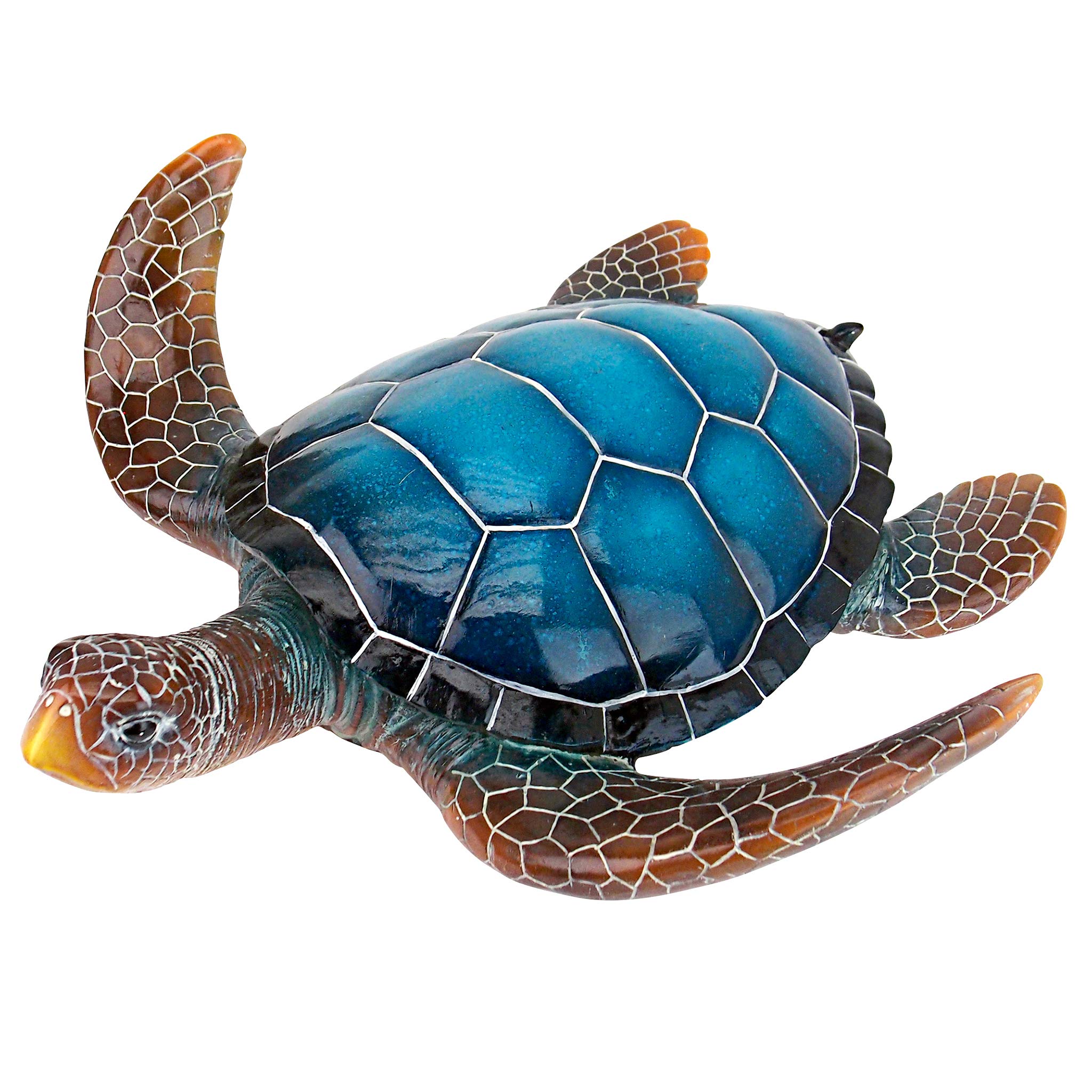Blue Sea Turtle Statue: Large