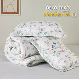 Floral Comforter Set - Queen Bedding Botanical Bed Comforter Queen Set