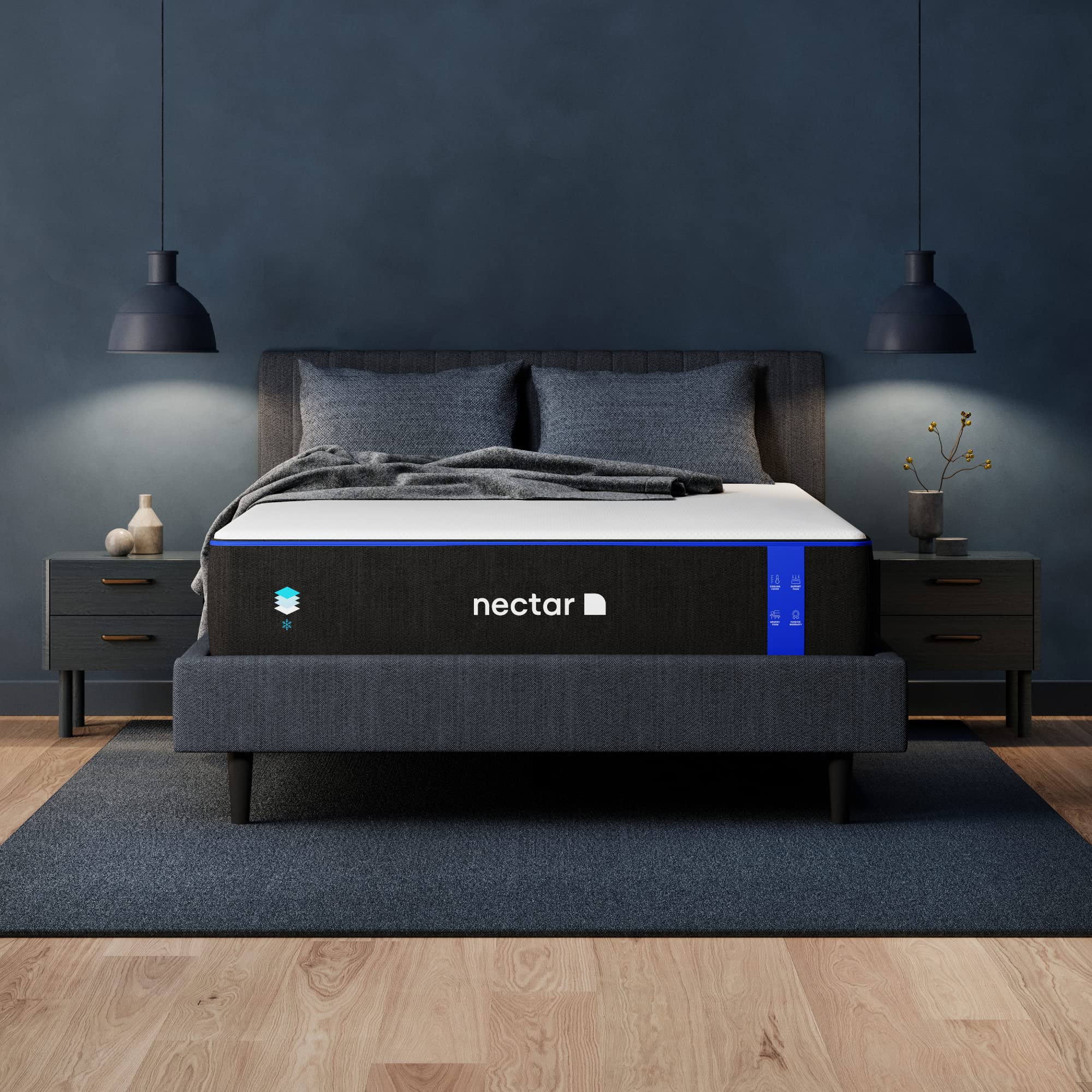 Nectar Twin XL Mattress 12 Inch - Medium Firm Gel Memory Foam