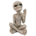 Greetings Earthlings UFO Alien Statue