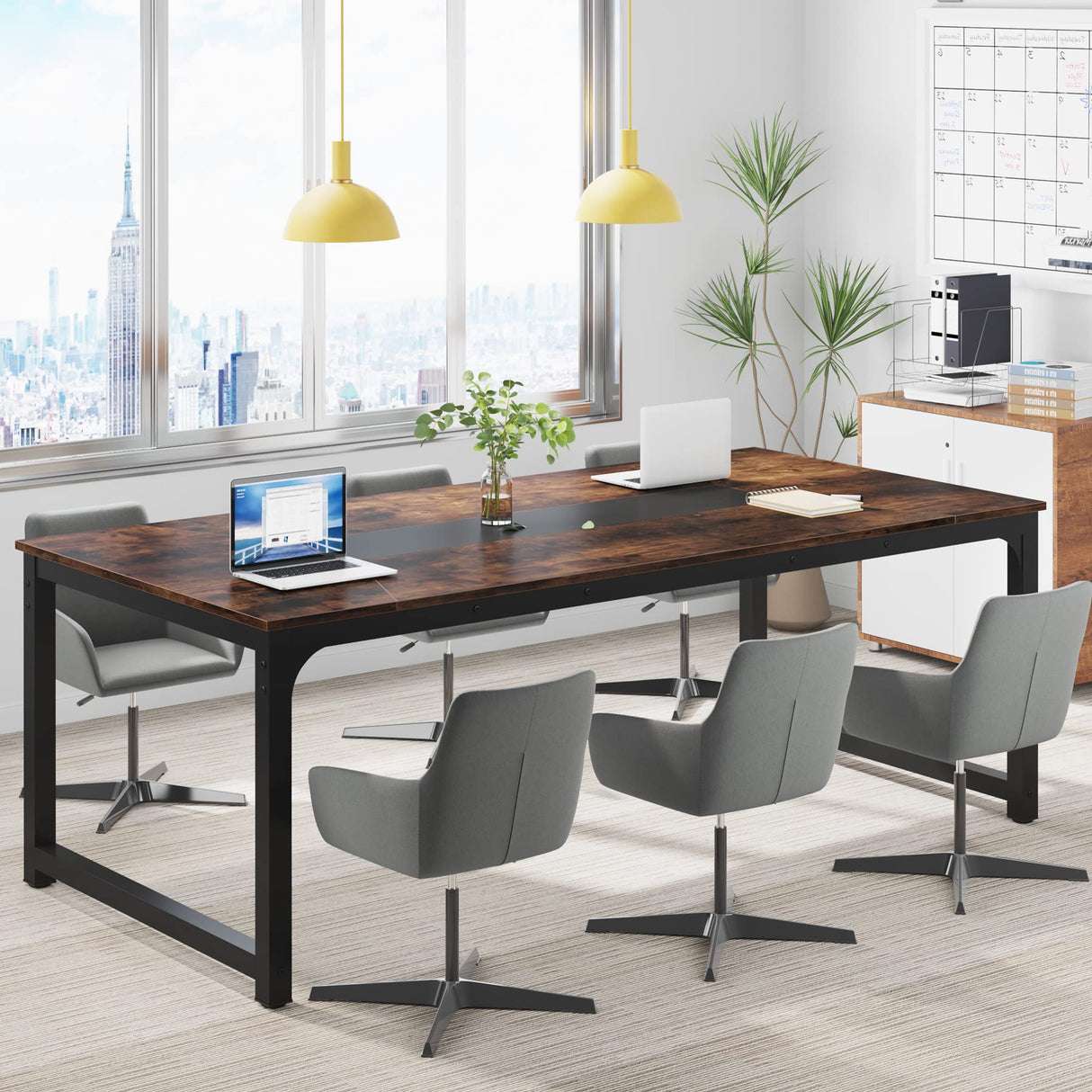 Modern Computer Desk, 78.7 x 39.4 inch X Large Executive Office