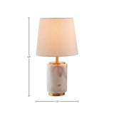 Mid Century Modern Marble and Brass Table Decor Lamp