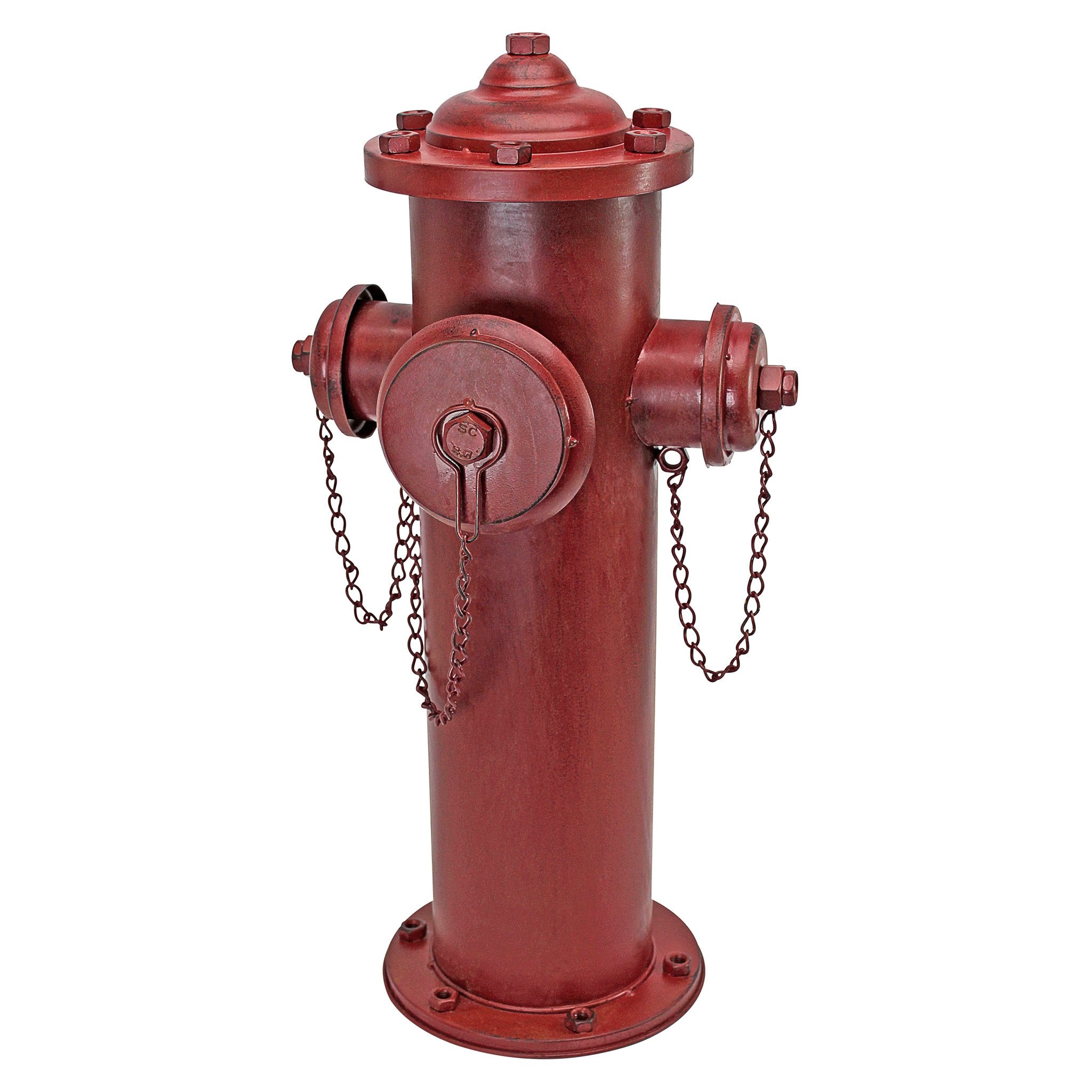 Vintage Metal Fire Hydrant Statue Large